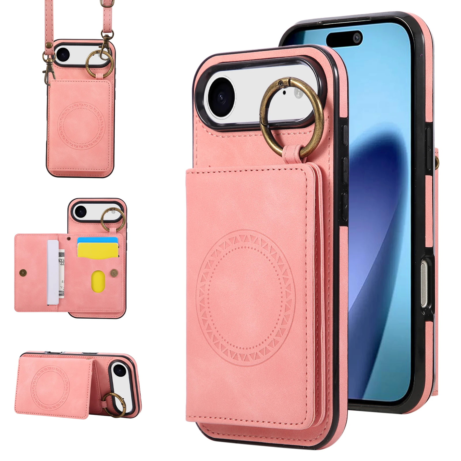 Магнитный чехол из искусственной кожи для iphone 17 16E 16 15 14 13 12 11 Pro Max Plus, мини-кошелек, держатель для карт, карманный чехол через плечо, ремешок
Магнитный чехол из искусственной кожи для iphone 17 16E 16 15 14 13 12 11 Pro Max Plus, мини-кошелек, держатель для карт, карманный чехол через плечо, ремешок