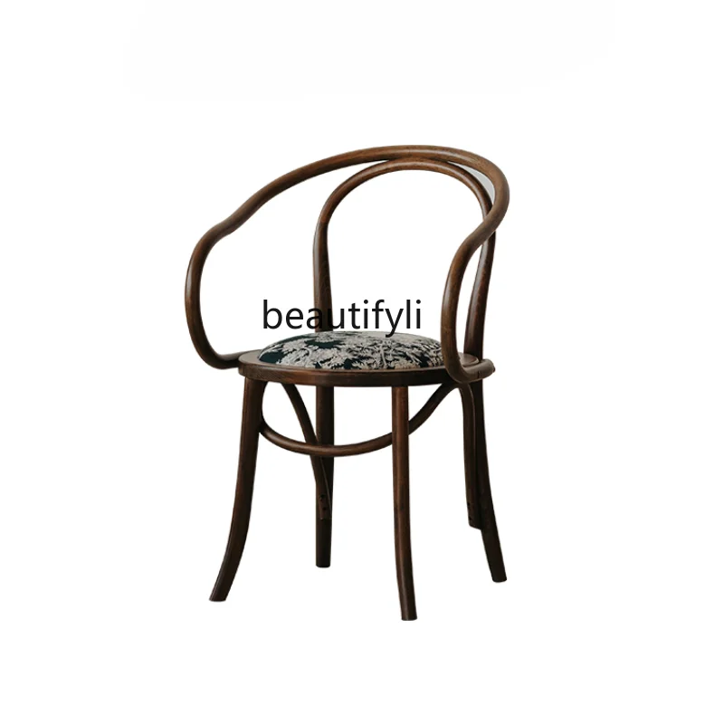 Armchair French Retro Solid Wood Dining Chair Home Stool Backrest Chair Coffee Shop
Armchair French Retro Solid Wood Dining Chair Home Stool Backrest Chair Coffee Shop