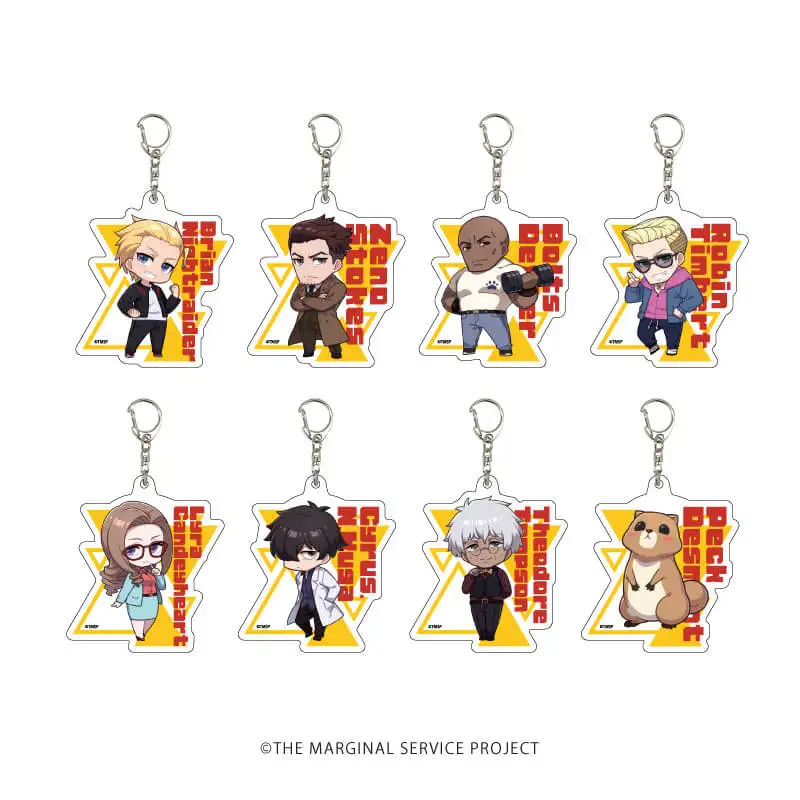 NEW Anime THE MARGINAL SERVICE Acrylic keychain accessaries Car Bag Pendant Keyring creative bag charm funny Friends Fans Gifts
NEW Anime THE MARGINAL SERVICE Acrylic keychain accessaries Car Bag Pendant Keyring creative bag charm funny Friends Fans Gifts