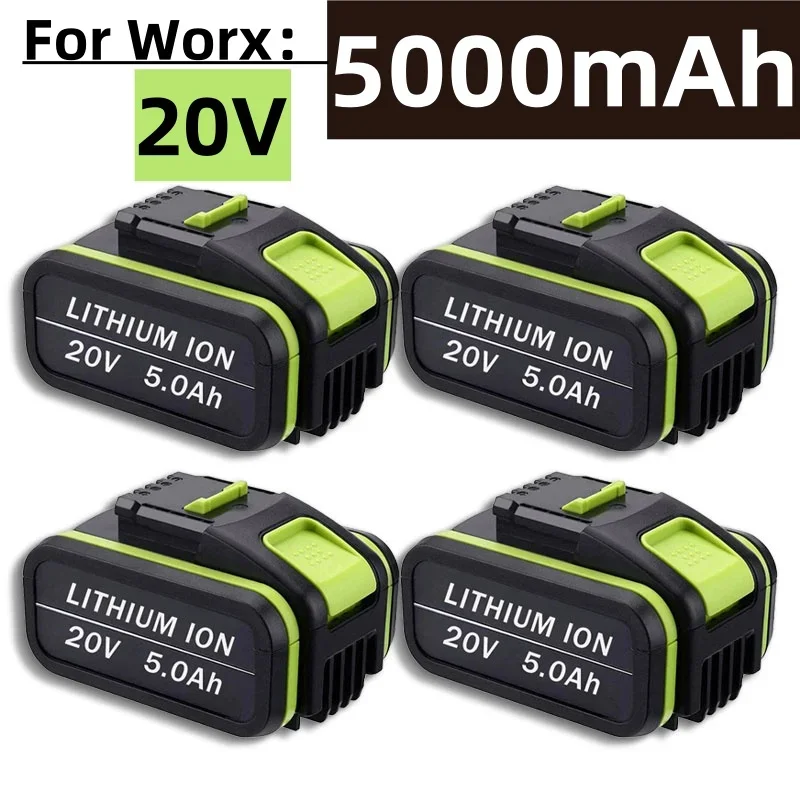 For Worx 20V 5.0Ah Replacement Li-ion Rechargeable Battery for Worx WA3551 WA3553 WX390 WX176 WX386 WX373 WX290 WX800 WU268
For Worx 20V 5.0Ah Replacement Li-ion Rechargeable Battery for Worx WA3551 WA3553 WX390 WX176 WX386 WX373 WX290 WX800 WU268