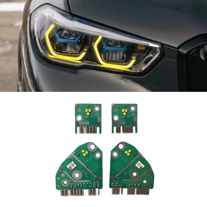 Желтые ангельские глаза для BMW X5 X6 G05 G06, синий модуль DRL 2020 2021, лазерная фара, дневные ходовые огни, источник света
Желтые ангельские глаза для BMW X5 X6 G05 G06, синий модуль DRL 2020 2021, лазерная фара, дневные ходовые огни, источник света