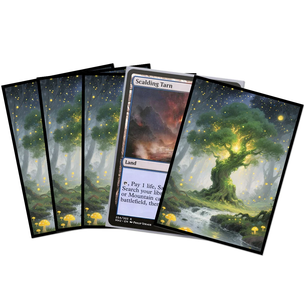 60PCS 66x91mm Matte finish Fantasy Forest Card Sleeves for MTG/PKM/TCG Card Sleeves Trading Cards Game Cards Sturdy Card Holder
60PCS 66x91mm Matte finish Fantasy Forest Card Sleeves for MTG/PKM/TCG Card Sleeves Trading Cards Game Cards Sturdy Card Holder