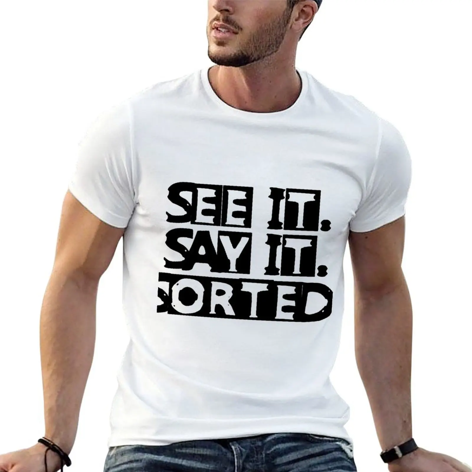 see it say it sorted T-Shirt man t shirt cotton high quality men t shirt cotton 100% T-Shirt
see it say it sorted T-Shirt man t shirt cotton high quality men t shirt cotton 100% T-Shirt