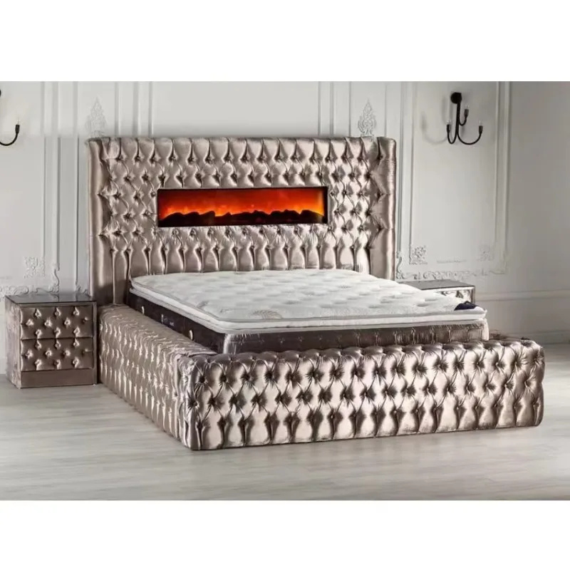 Комплект мебели для спальни Deluxe King Bed Классический верхний комплект с ромбовидной тафтингом
Комплект мебели для спальни Deluxe King Bed Классический верхний комплект с ромбовидной тафтингом