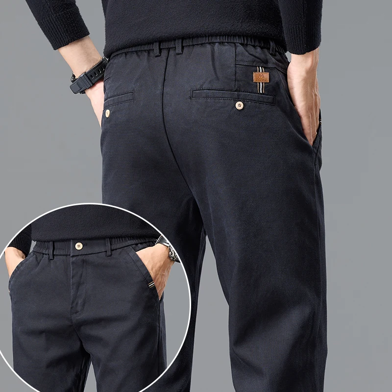 Spring Men's Casual Pants Elastic Lyocell Fabric Soft Drape Straight Business Trousers Solid Color Slim Korean Fashion Clothes
Spring Men's Casual Pants Elastic Lyocell Fabric Soft Drape Straight Business Trousers Solid Color Slim Korean Fashion Clothes