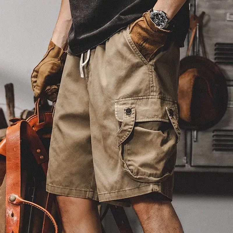 Summer Loose Fit Casual Shorts Men's High Waist Workwear American Hong Kong Style Loose Five-Point Pants Lightweight Polyeste...
Summer Loose Fit Casual Shorts Men's High Waist Workwear American Hong Kong Style Loose Five-Point Pants Lightweight Polyeste...