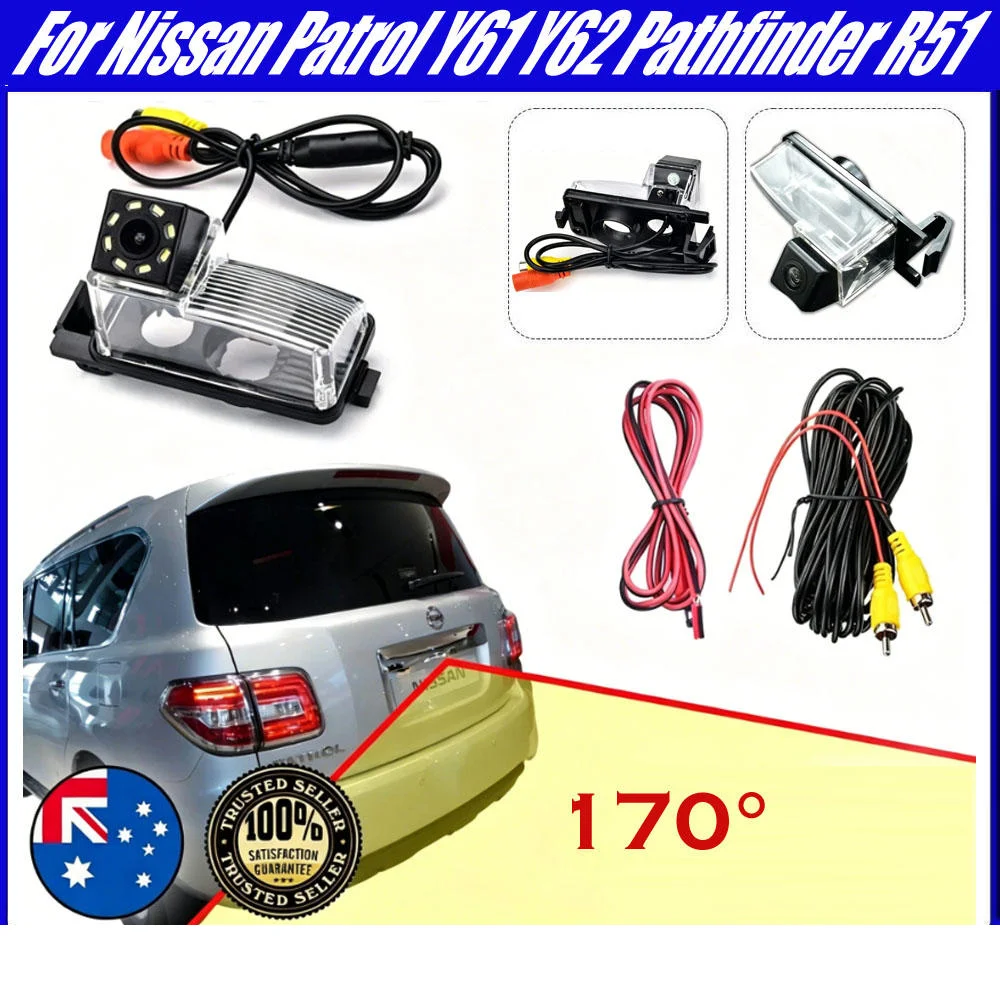 8 LED Car Rear View Camera For Nissan Patrol Y61 Y62 Pathfinder R51 Reverse Backup Camera Auto License Plate Light Night Vision
8 LED Car Rear View Camera For Nissan Patrol Y61 Y62 Pathfinder R51 Reverse Backup Camera Auto License Plate Light Night Vision