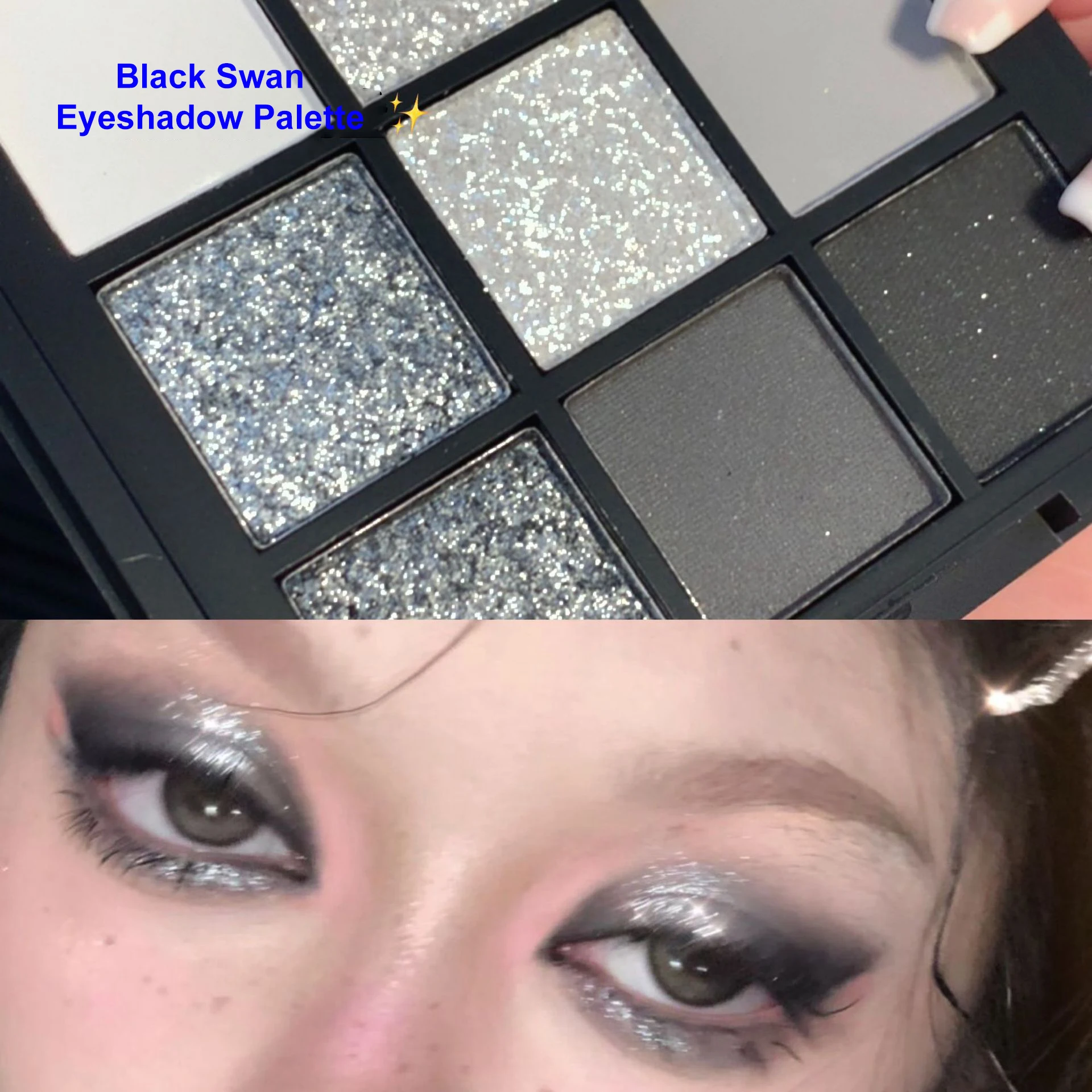 9 Colors Black Swan Eyeshadow Palette Pearly Matte Eye Shadow Smoky Make Up Eye Shadow Gothic Dark Black Foggy Shiny Eyeshadow
9 Colors Black Swan Eyeshadow Palette Pearly Matte Eye Shadow Smoky Make Up Eye Shadow Gothic Dark Black Foggy Shiny Eyeshadow