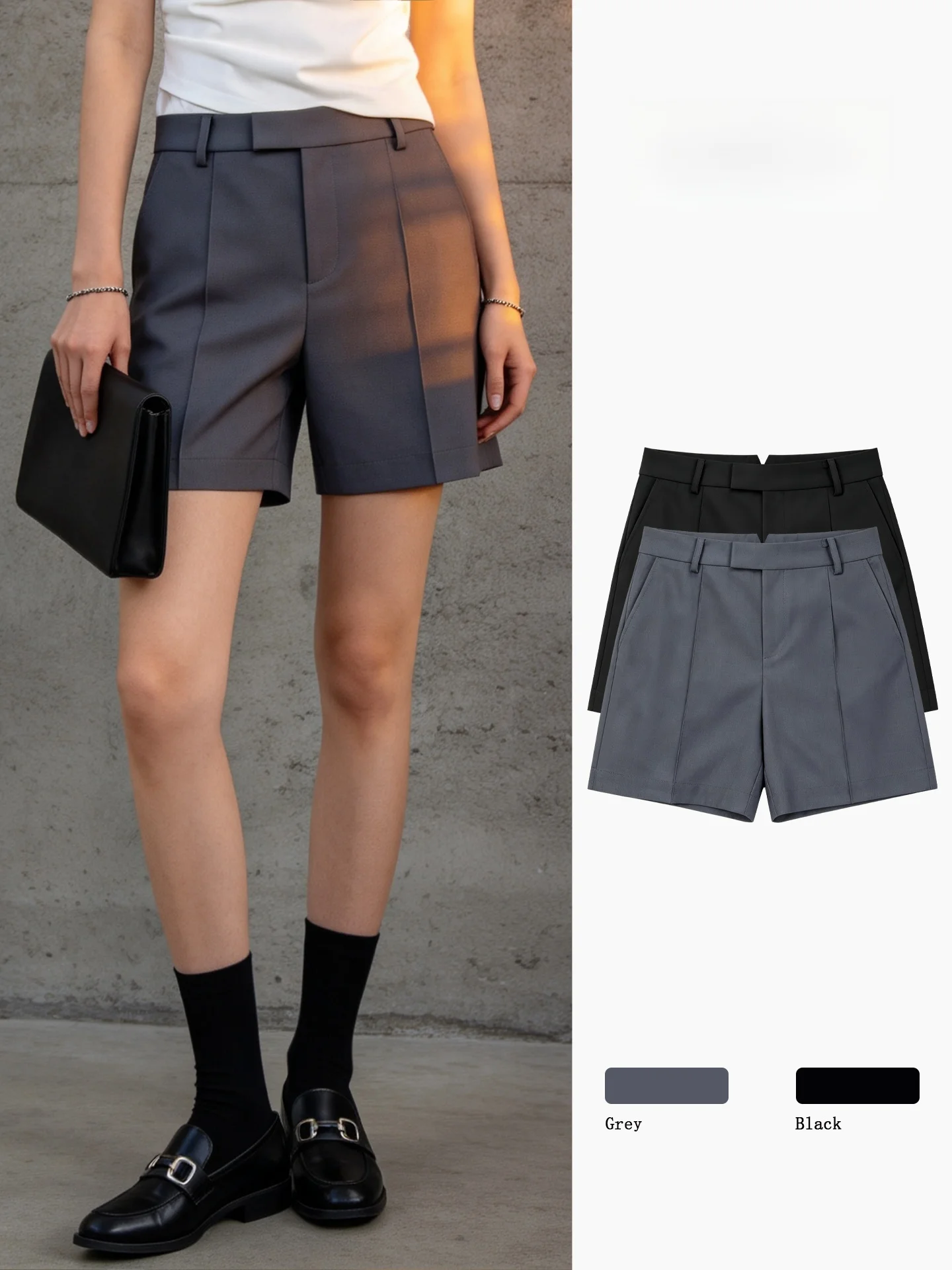 High Waist Suit Shorts Women Summer Slimming Versatile Commute A-Line Mid-Pants Small Size Outerwear Straight Leg Wide Leg Ca...
High Waist Suit Shorts Women Summer Slimming Versatile Commute A-Line Mid-Pants Small Size Outerwear Straight Leg Wide Leg Ca...