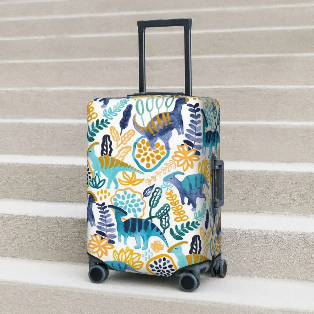 Gouache Parasaurolophuses Suitcase Cover Protection Elastic Travel Luggage Protector Covers for 18-32 Inch
Gouache Parasaurolophuses Suitcase Cover Protection Elastic Travel Luggage Protector Covers for 18-32 Inch