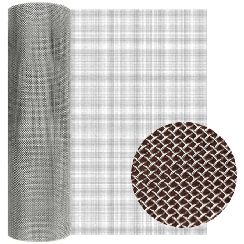 304 Stainless Steel Mesh Woven Metal 30 Mesh Hole 0.07mm Suitable for Ventilation Cages Garden Windows and Filter Screens
304 Stainless Steel Mesh Woven Metal 30 Mesh Hole 0.07mm Suitable for Ventilation Cages Garden Windows and Filter Screens