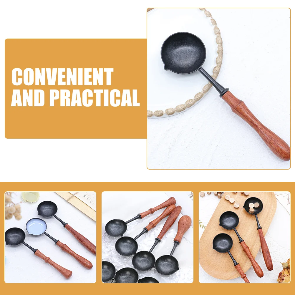 Chic Wax Melting Spoon Professional Practical Handheld Wax Seal Stamp Melting Tool for Invitations Wine Packing Gifts
Chic Wax Melting Spoon Professional Practical Handheld Wax Seal Stamp Melting Tool for Invitations Wine Packing Gifts