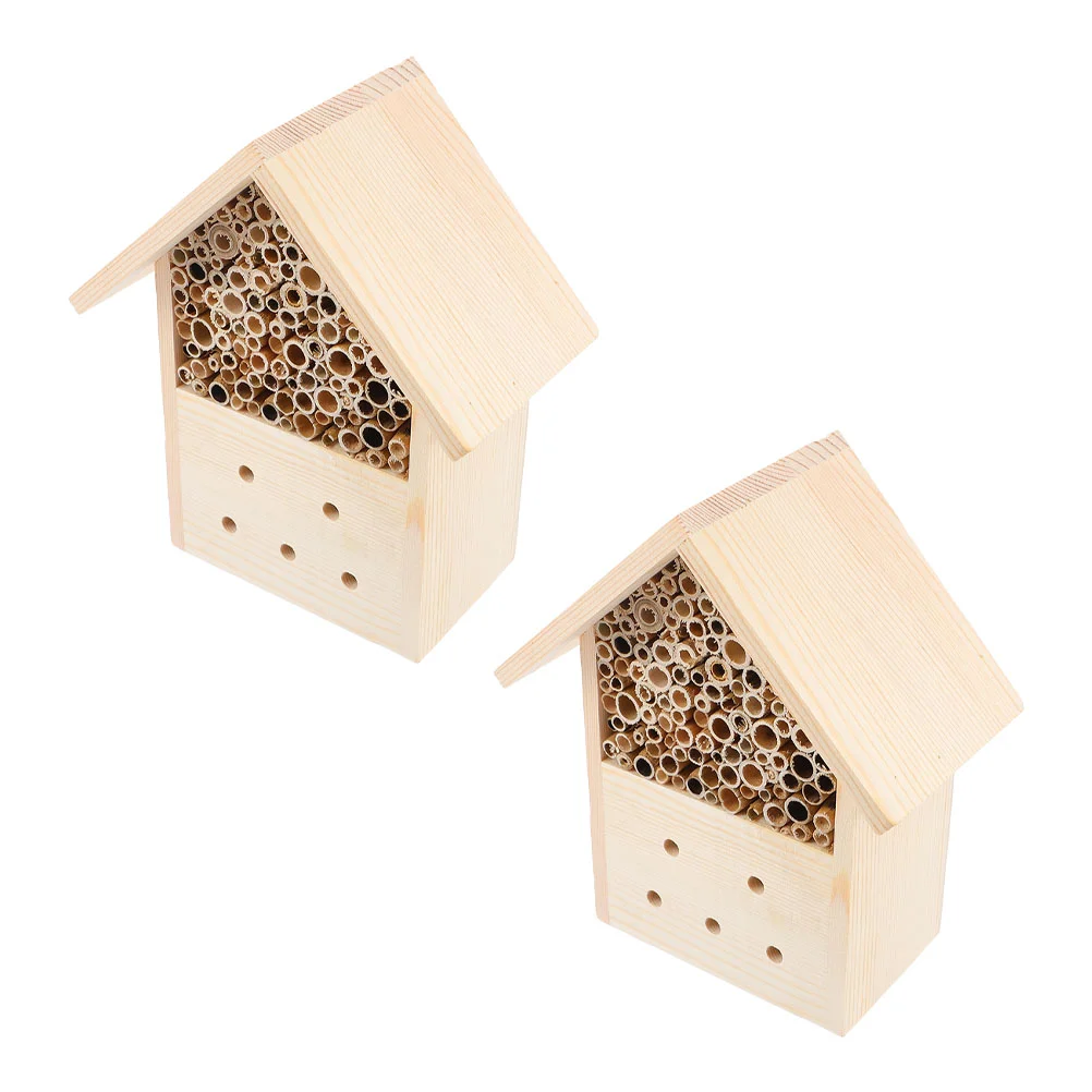 2 Pcs Honeycomb Outdoor Hive Insect Nest Bee Mason Ladybugs Cabin Wooden Beekeeping Tools House
2 Pcs Honeycomb Outdoor Hive Insect Nest Bee Mason Ladybugs Cabin Wooden Beekeeping Tools House