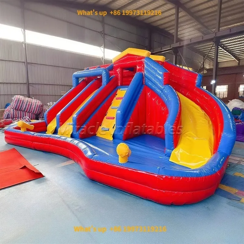 Надувные горки и батутные замки для детских уличных игровых площадок 2026 года с водными горками и бассейнами
Надувные горки и батутные замки для детских уличных игровых площадок 2026 года с водными горками и бассейнами