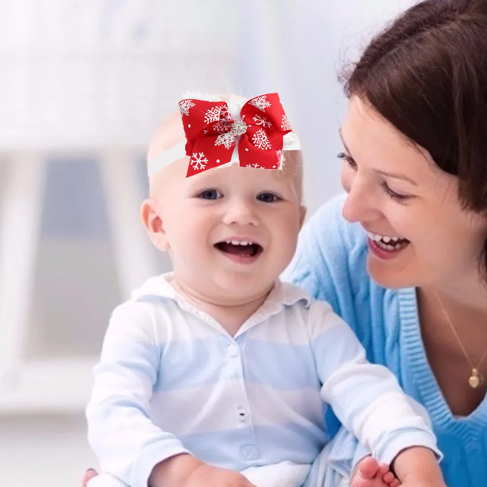 3pcs Christmas Headbands For Baby Girls Snowflake Elastic Newborn Bows Nylon Hairbands Infant Toddler Holiday Hair Accessories
3pcs Christmas Headbands For Baby Girls Snowflake Elastic Newborn Bows Nylon Hairbands Infant Toddler Holiday Hair Accessories
