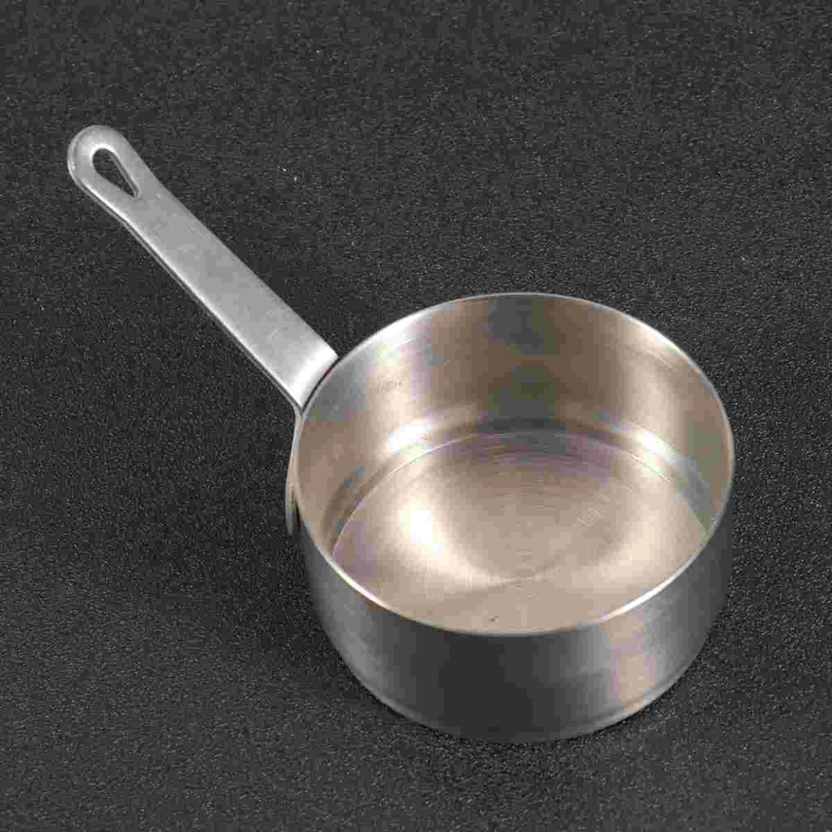 1pc Mini Heating Pot Stainless Steel Soup Pot Milk Butter Sauce Pan with Handle (Size L) pan
1pc Mini Heating Pot Stainless Steel Soup Pot Milk Butter Sauce Pan with Handle (Size L) pan