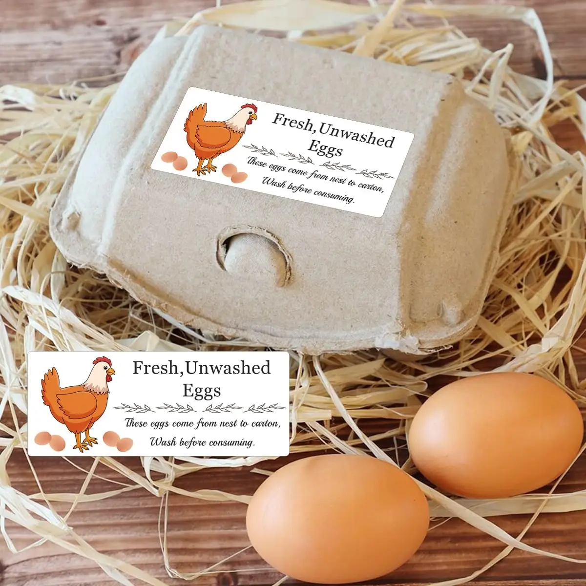 Farm Fresh Egg Carton Stickers 1×2.5 inch | Unwashed Chicken Quail Duck Egg Labels | Egg Packaging Handling Instructions
Farm Fresh Egg Carton Stickers 1×2.5 inch | Unwashed Chicken Quail Duck Egg Labels | Egg Packaging Handling Instructions