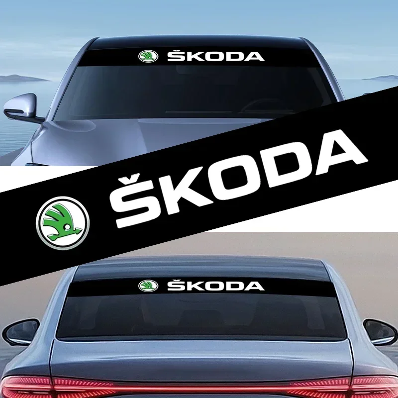 Car front window shade decorative sticker For Skoda Octavia MK2 MK3 2 3 A7 Fabia Karoq Kodiaq Superb Rapid Kamiq Scala Yeti Di
Car front window shade decorative sticker For Skoda Octavia MK2 MK3 2 3 A7 Fabia Karoq Kodiaq Superb Rapid Kamiq Scala Yeti Di