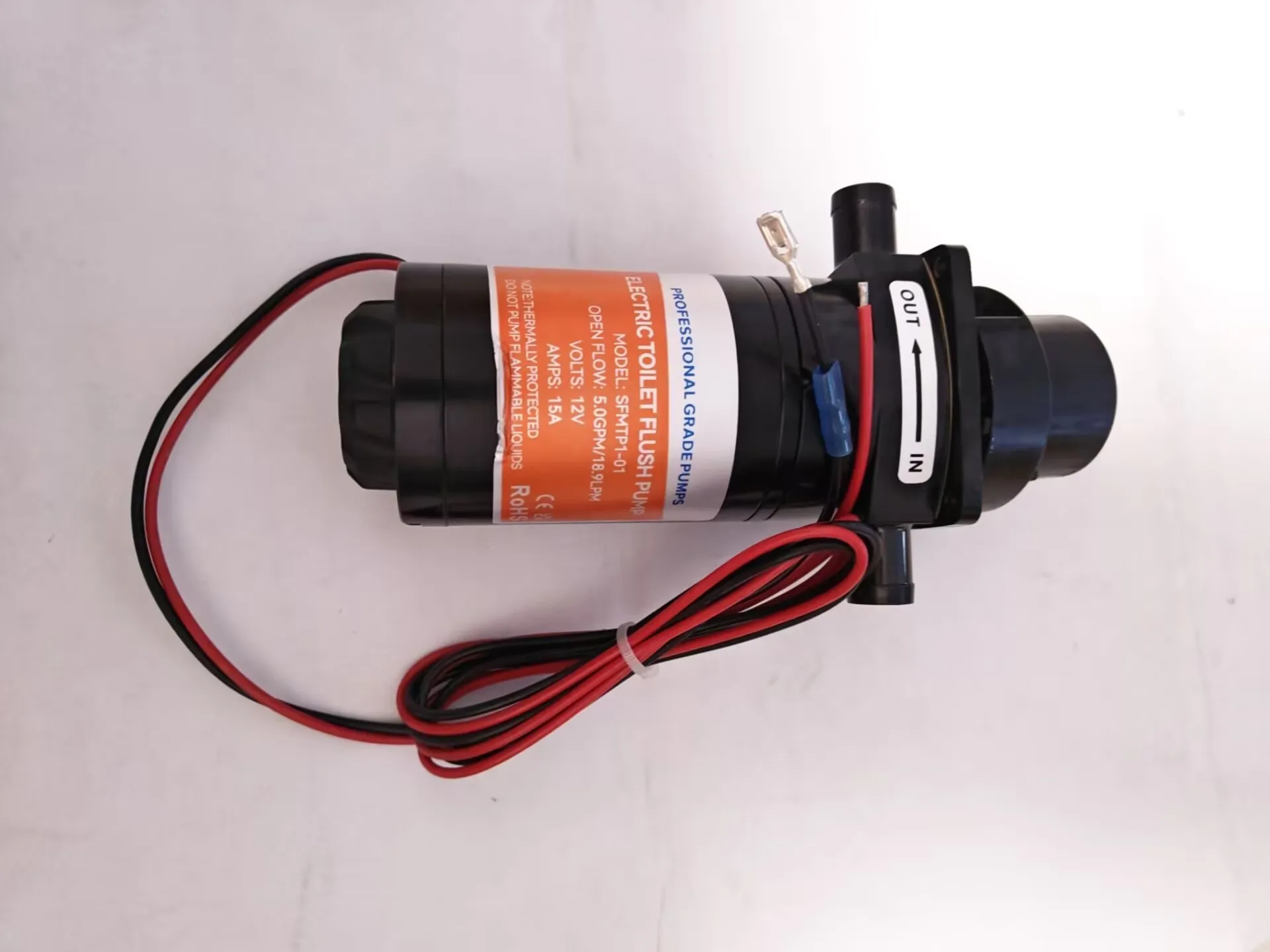 12V 24V Horizontal Toilet Mashing Sewage Flushing Pump Equipped with Electric Flushing Pump Flexible Impeller Open Flow 18.9LPM
12V 24V Horizontal Toilet Mashing Sewage Flushing Pump Equipped with Electric Flushing Pump Flexible Impeller Open Flow 18.9LPM