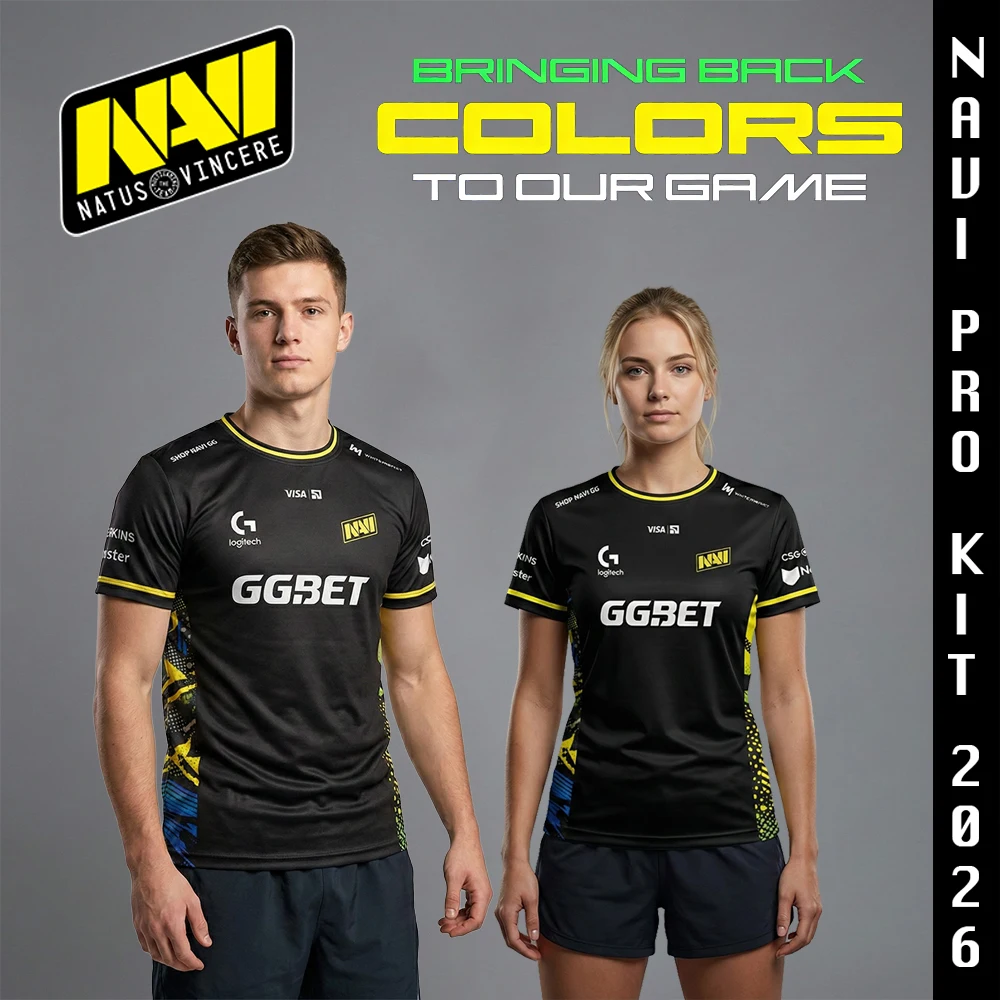 2026 NAVI Esports Club New Jersey T-shirt CS2 Major Game Breathable Short-sleeved Top Men Women Casual Customizable Fan Gift Tee
2026 NAVI Esports Club New Jersey T-shirt CS2 Major Game Breathable Short-sleeved Top Men Women Casual Customizable Fan Gift Tee
