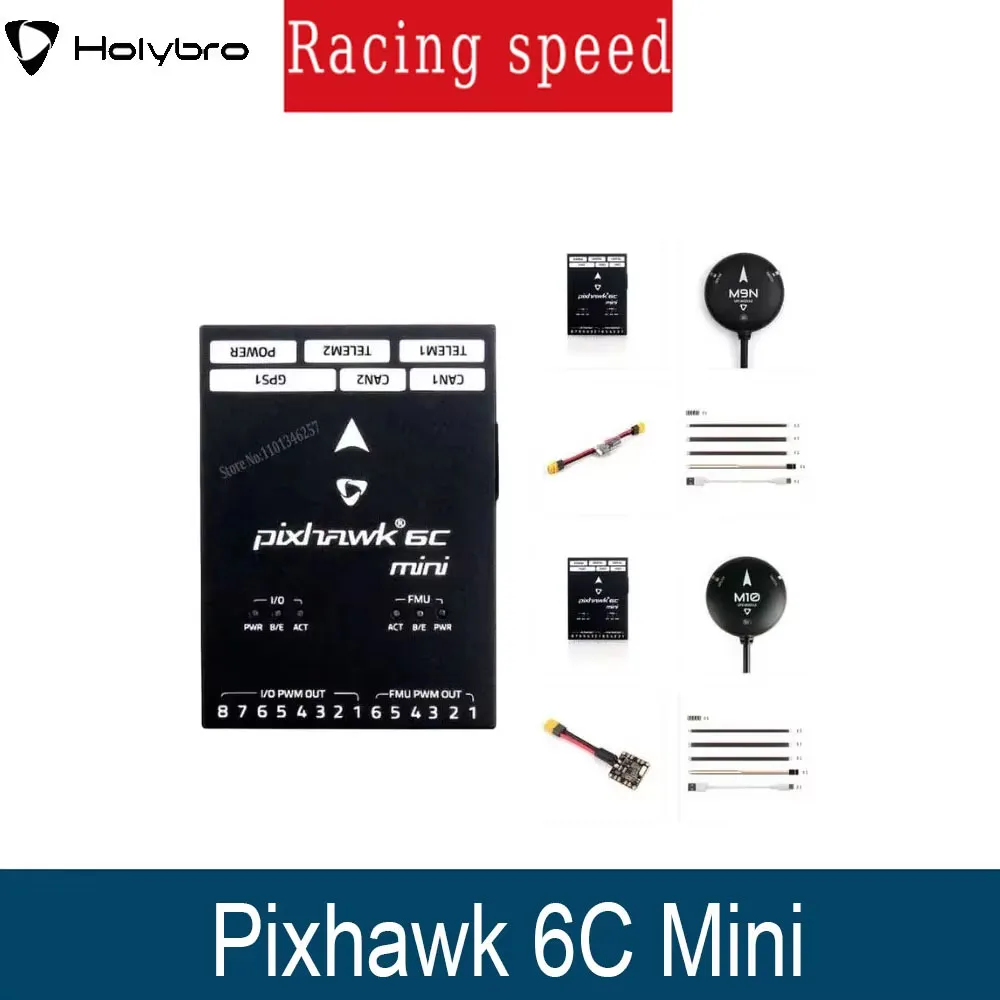 Новый мини-контроллер полета Holybro 2025 Pixhawk 6C с модулем питания PM02 V3 12S/PM06 14S и многороторным GPS M9N/M10 RC
Новый мини-контроллер полета Holybro 2025 Pixhawk 6C с модулем питания PM02 V3 12S/PM06 14S и многороторным GPS M9N/M10 RC