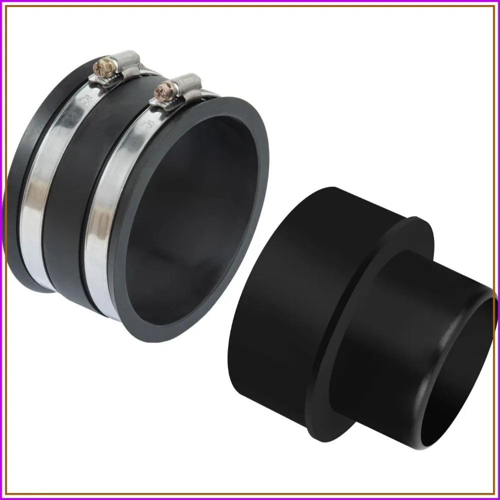 4-Inch to 3-Inch Reducer & 4 Inch Dust Control Flex Cuff with Steel Hose Clamps, Hose Connector Rubber Cuff Coupler for Woodworking Dust Collection Fittings
4-Inch to 3-Inch Reducer & 4 Inch Dust Control Flex Cuff with Steel Hose Clamps, Hose Connector Rubber Cuff Coupler for Woodworking Dust Collection Fittings