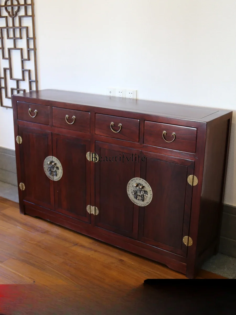 New Chinese style dining side cabinet Classical furniture All solid wood Old elm wine dining side cabinet
New Chinese style dining side cabinet Classical furniture All solid wood Old elm wine dining side cabinet