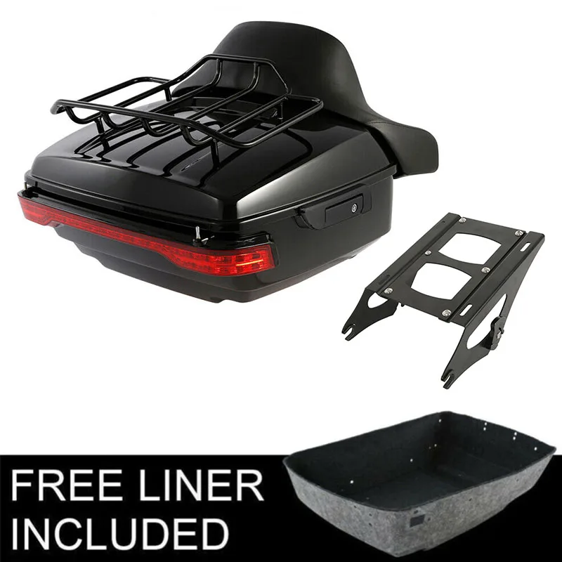 Motorcycle King Trunk Pad Rack Tail Light Mount For Harley Tour Pak Touring Road King 2014-2023
Motorcycle King Trunk Pad Rack Tail Light Mount For Harley Tour Pak Touring Road King 2014-2023