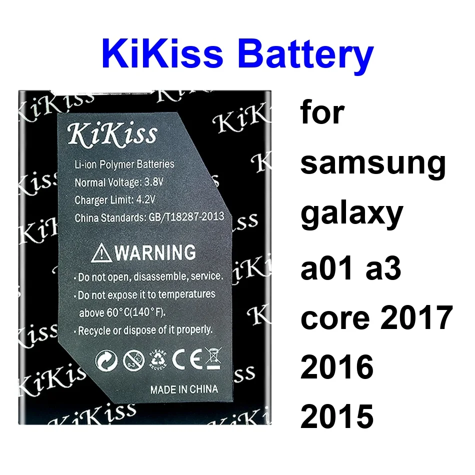 Mobile Phone Battery Durable EB-BA013ABY EB-BA320ABE EB-BA310ABE 3300-3900Mah For Samsung Galaxy A01 A3 Core 2017 2016 2015
Mobile Phone Battery Durable EB-BA013ABY EB-BA320ABE EB-BA310ABE 3300-3900Mah For Samsung Galaxy A01 A3 Core 2017 2016 2015