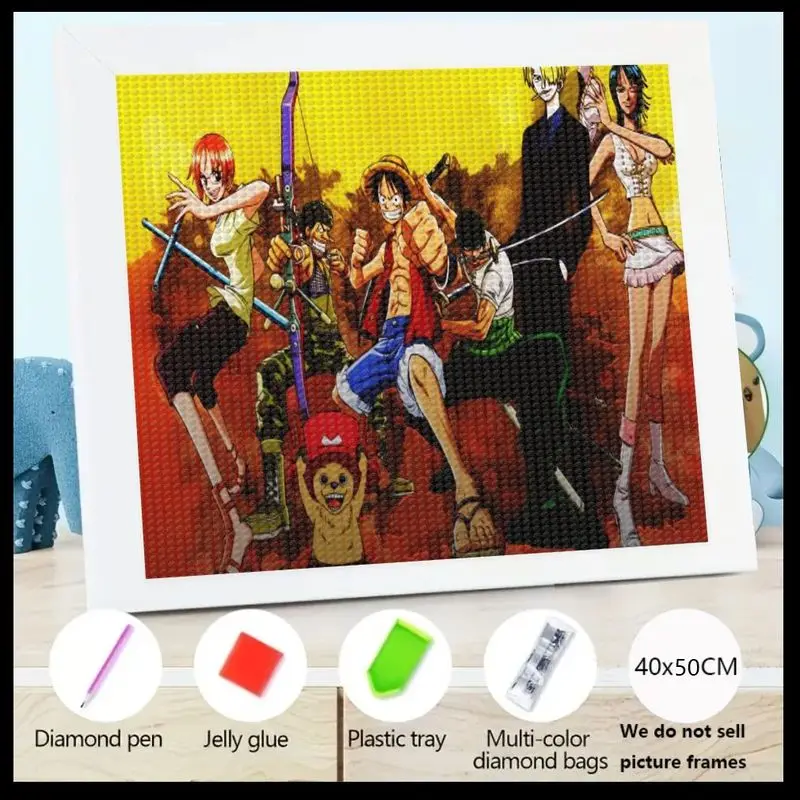 Набор 5D алмазной живописи - Искусство аниме своими руками - Набор красочных героев мультфильмов 40x50 см - В комплект входит алмазная ручка, клей, пластиковый поднос,
Набор 5D алмазной живописи - Искусство аниме своими руками - Набор красочных героев мультфильмов 40x50 см - В комплект входит алмазная ручка, клей, пластиковый поднос,