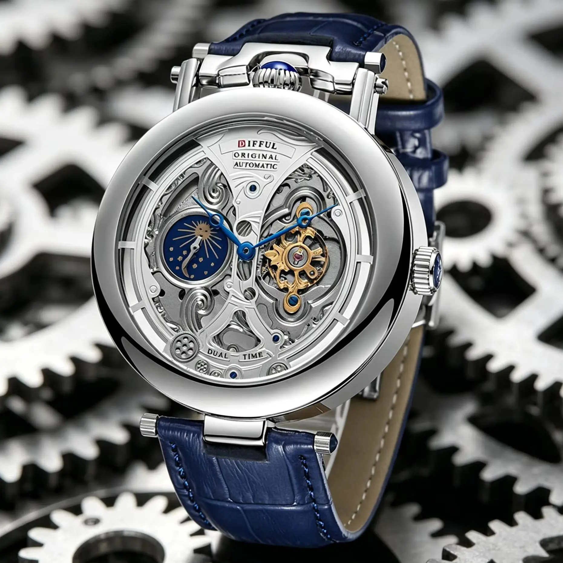 Luxury Skeleton Mechanical Watch Transparent Back Tourbillon Automatic Mechanical Mens WristWatch Fashion Self Winding Clock
Luxury Skeleton Mechanical Watch Transparent Back Tourbillon Automatic Mechanical Mens WristWatch Fashion Self Winding Clock