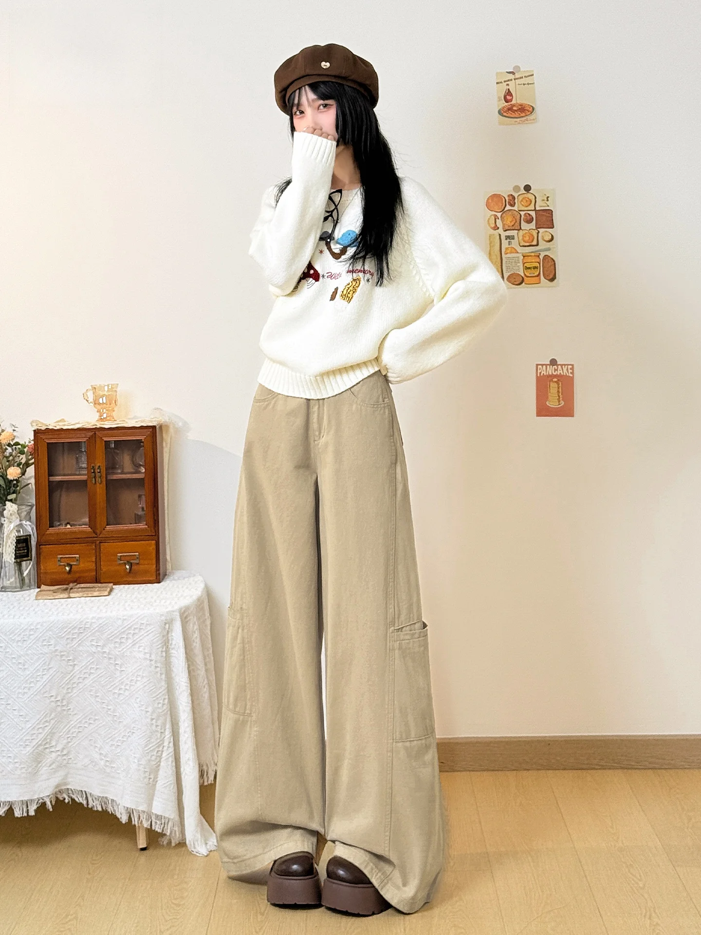 American Style High Waist Wide Leg Jeans Women's Summer Casual Loose Workwear Pants Slimming Effect Trendy Girl Jeans
American Style High Waist Wide Leg Jeans Women's Summer Casual Loose Workwear Pants Slimming Effect Trendy Girl Jeans