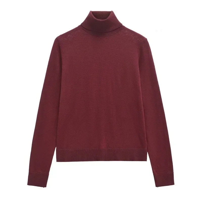 TRAFZR Cozy Sweaters Women's Autumn Sweater Woman Jumper Minimalist Red Turtleneck Pullovers Long Sleeve Knitwear Pullovers
TRAFZR Cozy Sweaters Women's Autumn Sweater Woman Jumper Minimalist Red Turtleneck Pullovers Long Sleeve Knitwear Pullovers