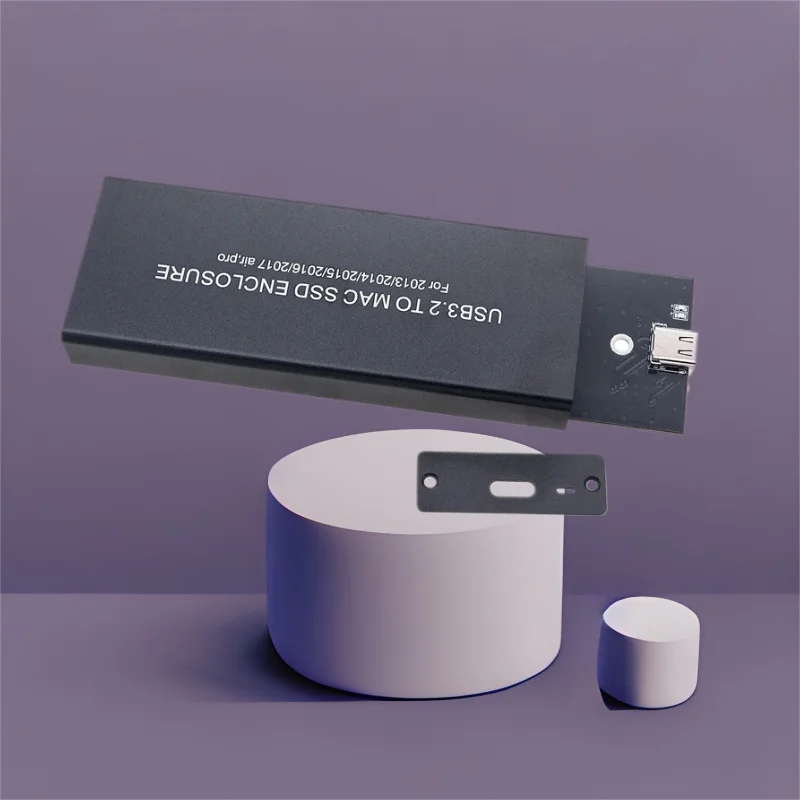 USB3.2 to Mac SSD Enclosure NVMe M2 SSD Case For Macbook Air Pro Retina 2013 2014 2015 2016 2017 External USB 3.2 to MAC SSD Box
USB3.2 to Mac SSD Enclosure NVMe M2 SSD Case For Macbook Air Pro Retina 2013 2014 2015 2016 2017 External USB 3.2 to MAC SSD Box