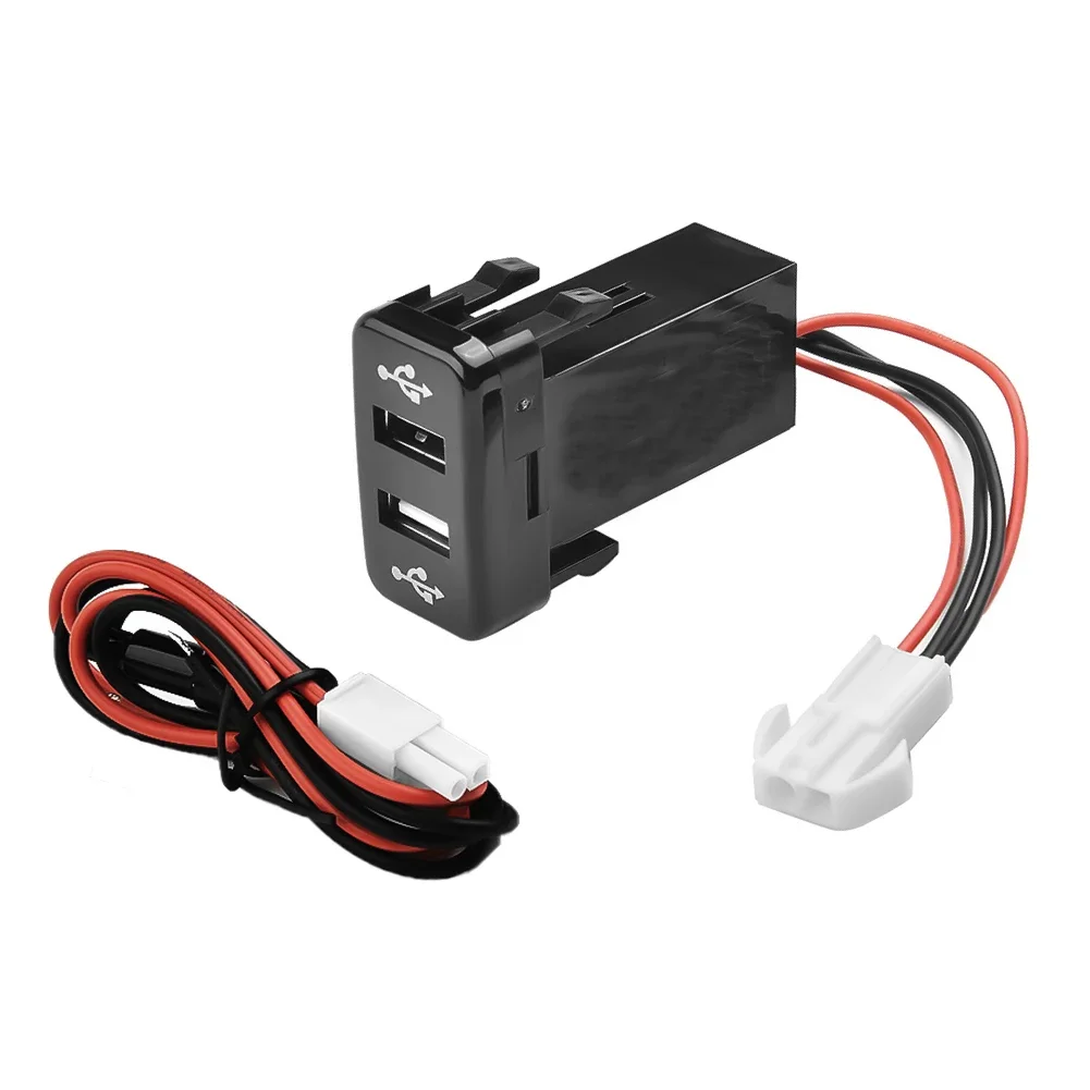1 шт., автомобильное зарядное устройство с 2 USB-портами для Toyota, 4runner, Prado, Fortuner, Tacoma, быстрое зарядное устройство, автомобильная электроника
1 шт., автомобильное зарядное устройство с 2 USB-портами для Toyota, 4runner, Prado, Fortuner, Tacoma, быстрое зарядное устройство, автомобильная электроника