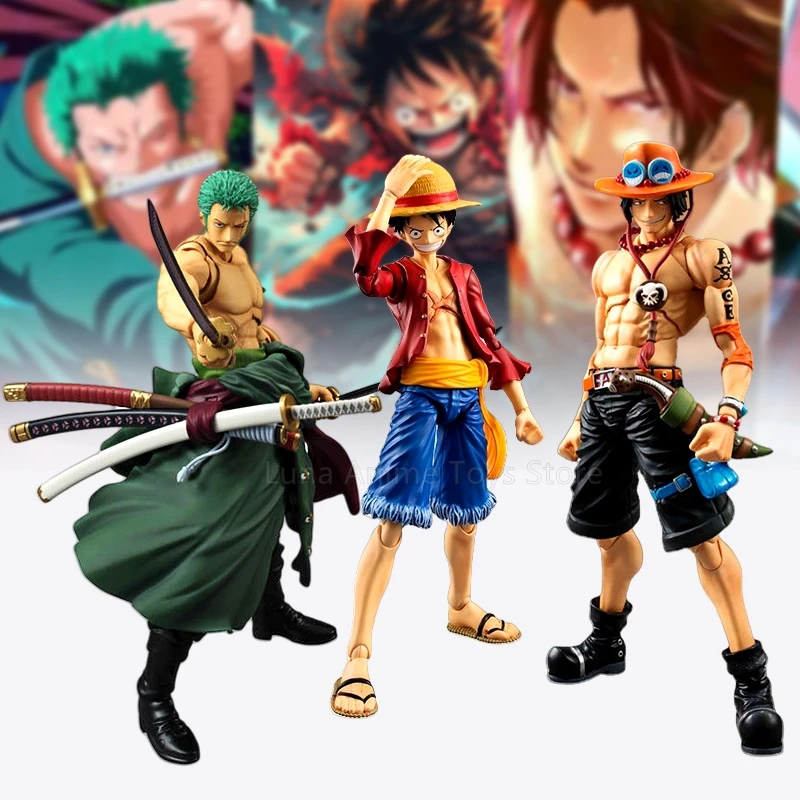 18cm Anime One Piece Action Figures Luffy Zoro Ace PVC Collectible Model Ornaments Figurine For Kids Boys Toys Birthday Gifts
18cm Anime One Piece Action Figures Luffy Zoro Ace PVC Collectible Model Ornaments Figurine For Kids Boys Toys Birthday Gifts