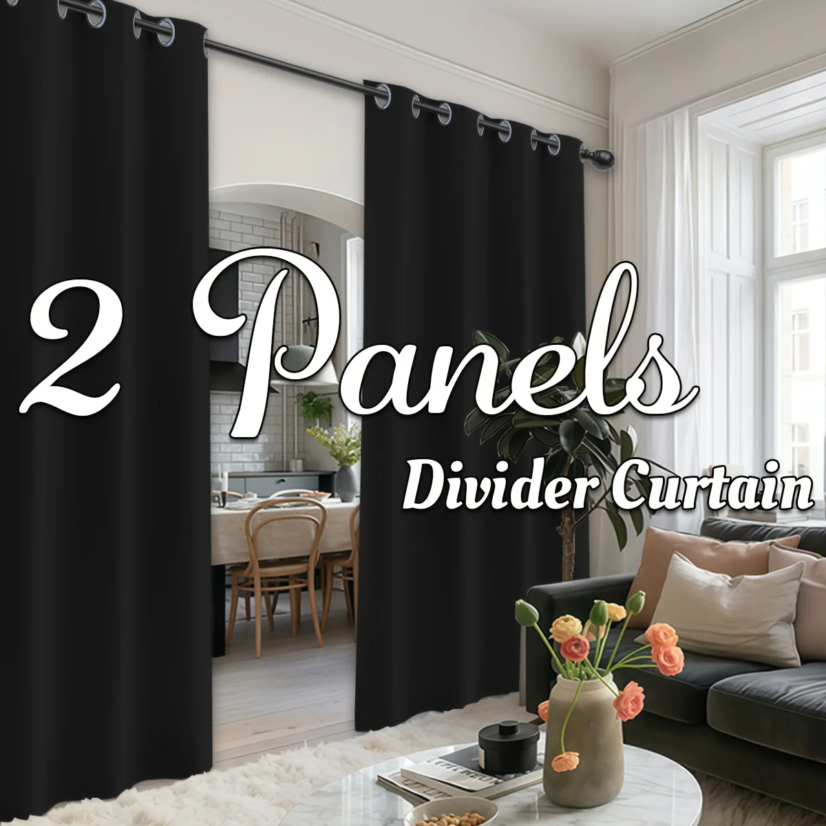 2 Panels/set Door Curtains Divider Curtains with Grommet Top Blackout Patio Sliding Door Curtains for Living Room, Bedroom,
2 Panels/set Door Curtains Divider Curtains with Grommet Top Blackout Patio Sliding Door Curtains for Living Room, Bedroom,