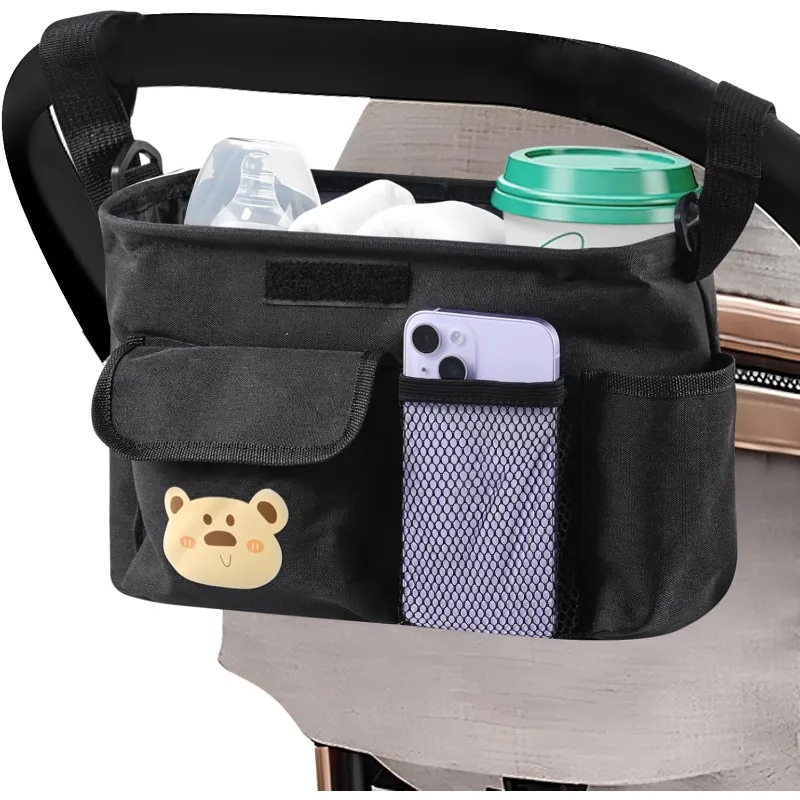 Stroller Organizer Bag Large Volume Insulated Cup Holder Removable Zip Pocket Adjustable Shoulder Strap for Any Stroller Bar Mom
Stroller Organizer Bag Large Volume Insulated Cup Holder Removable Zip Pocket Adjustable Shoulder Strap for Any Stroller Bar Mom