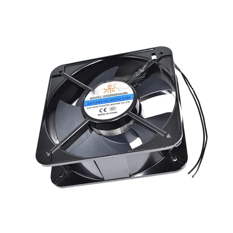 Brand New GH20060HA2BL AC 220V-240V 0.45A 50/60HZ Two Lines 220*220*60mm Square Cooling Fan
Brand New GH20060HA2BL AC 220V-240V 0.45A 50/60HZ Two Lines 220*220*60mm Square Cooling Fan