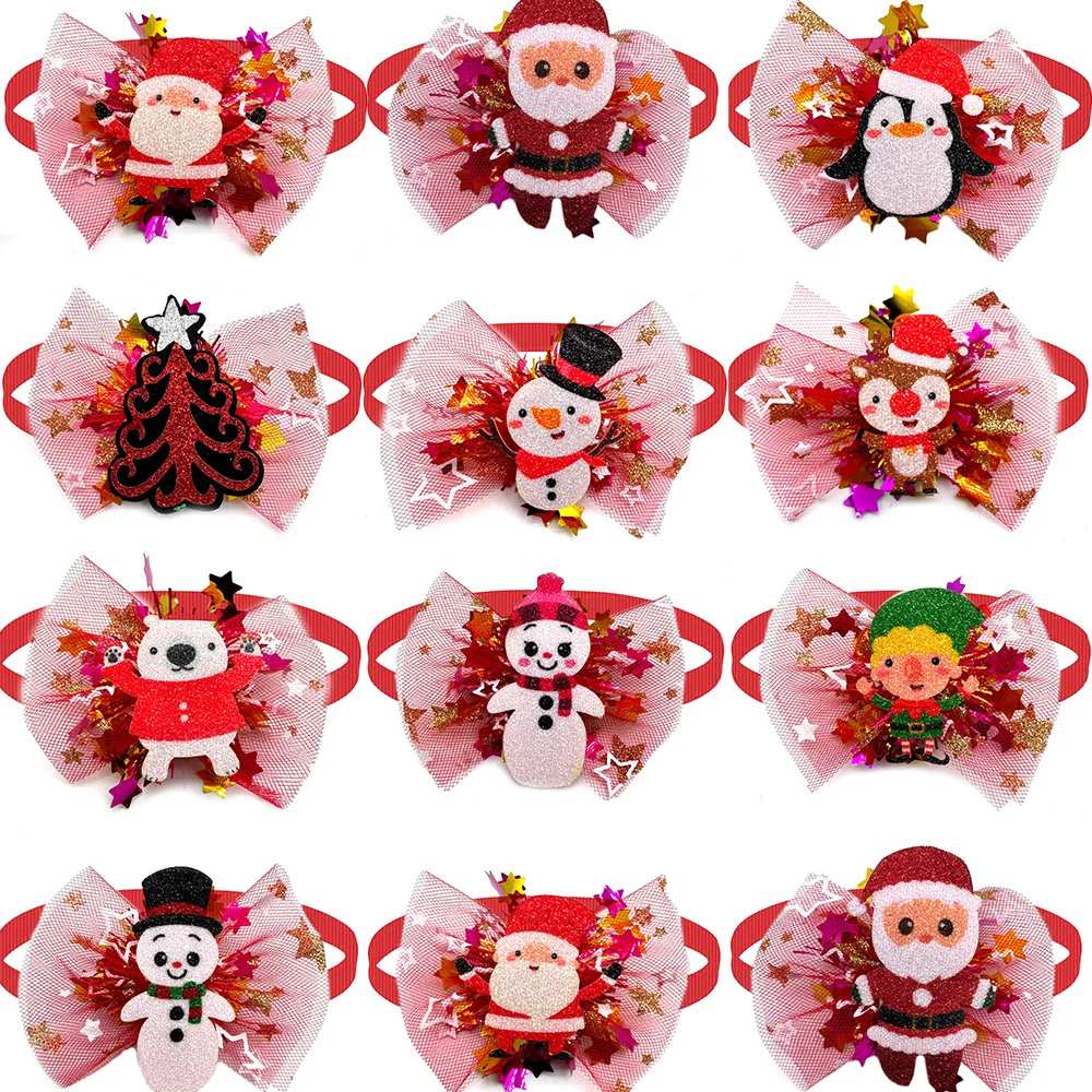 50/100pcs Christmas Pet Dog Bow Ties Dog Fashion BowTies Adjustable Collar Dogs Pet Grooming Bows Dog Accessories for Small Dogs
50/100pcs Christmas Pet Dog Bow Ties Dog Fashion BowTies Adjustable Collar Dogs Pet Grooming Bows Dog Accessories for Small Dogs