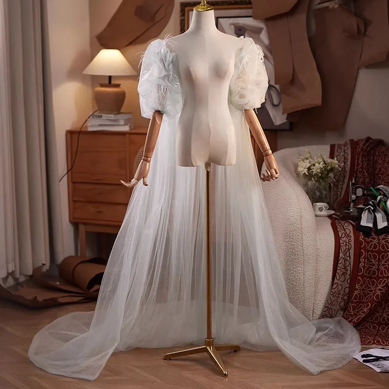 Women's Spring Summer Long White Mesh Pashmina Female Performance Cosplay Party Show Shawl Cloak Collar R2734
Women's Spring Summer Long White Mesh Pashmina Female Performance Cosplay Party Show Shawl Cloak Collar R2734
