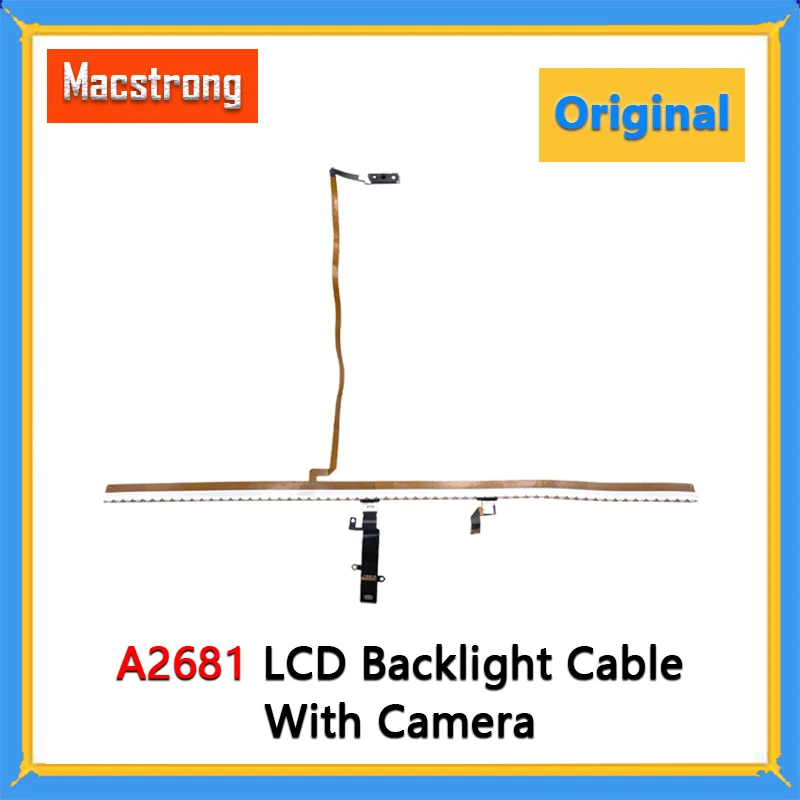 Original A2681 Backlight Cable for Macbook Air 13.6" M2 A2681 Display Backlight Cable with Front Camera EMC4074 2022
Original A2681 Backlight Cable for Macbook Air 13.6" M2 A2681 Display Backlight Cable with Front Camera EMC4074 2022