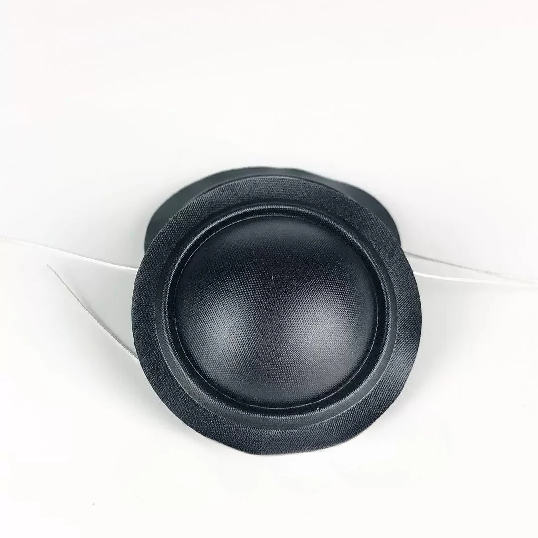 High-frequency diaphragm silk black oil-coated dome high-frequency speaker cone 28mm bidirectional wire Excellent gloss
High-frequency diaphragm silk black oil-coated dome high-frequency speaker cone 28mm bidirectional wire Excellent gloss