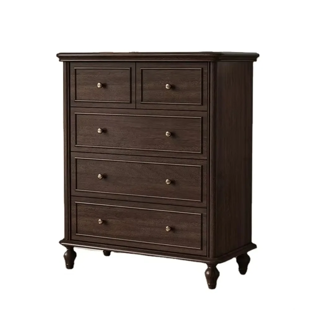 Wooden Storage Furniture Side Cabinet for Living Room Modern with 5 Drawers Brown
Wooden Storage Furniture Side Cabinet for Living Room Modern with 5 Drawers Brown