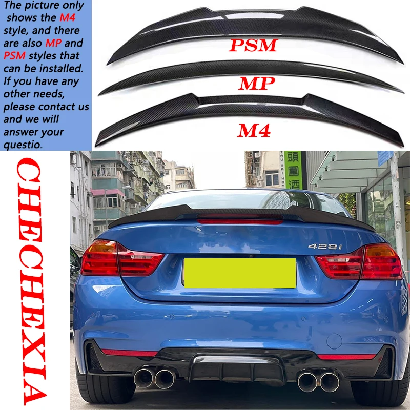For BMW4 Series F33 Convertible 2013-2020 M4 PSM ABS Material Car Modification With Carbon Fiber Pattern Rear Trunk Lid Spoiler
For BMW4 Series F33 Convertible 2013-2020 M4 PSM ABS Material Car Modification With Carbon Fiber Pattern Rear Trunk Lid Spoiler