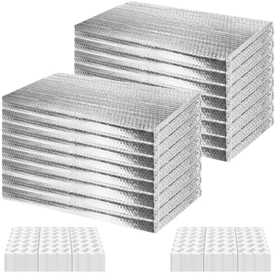 16P Garage Door Insulation Panels Kit 0.12" T Double Bubble Reflective Aluminum Foil 3MM Sheet Thermal Pre-Cut Insulation Shiel
16P Garage Door Insulation Panels Kit 0.12" T Double Bubble Reflective Aluminum Foil 3MM Sheet Thermal Pre-Cut Insulation Shiel