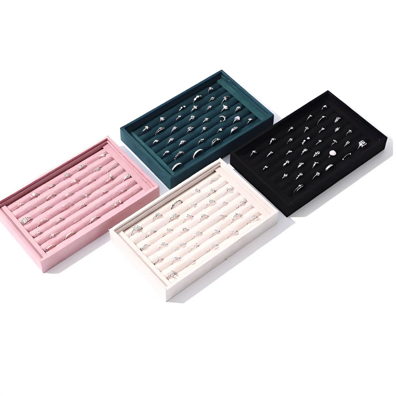 Band Display Stand Scratch Resistant Velvet Band Tray Earring Display Tray for Vanity Table
Band Display Stand Scratch Resistant Velvet Band Tray Earring Display Tray for Vanity Table