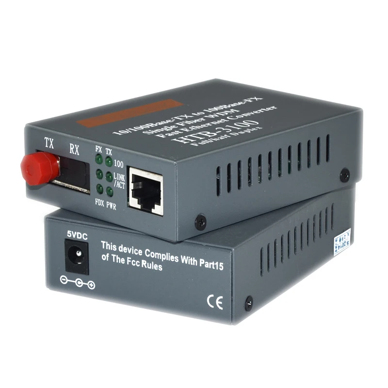 Fast Ethernet Media Converter, Fiber Optic Transceiver, 1 FC Interface, 1 RJ45 Port, 25km, HTB-3100AB, 100m, Free Shipping
Fast Ethernet Media Converter, Fiber Optic Transceiver, 1 FC Interface, 1 RJ45 Port, 25km, HTB-3100AB, 100m, Free Shipping