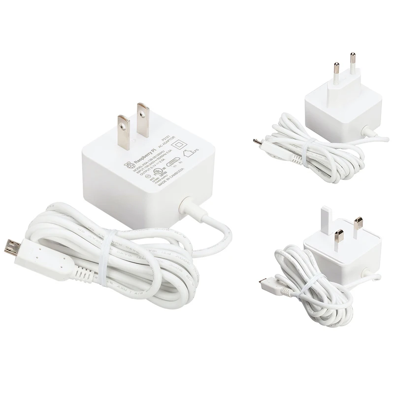 2.5A Micro-USB Power Supply Adapter For Raspberry Pi 3B+/3B/Zero 2W Micro-USB 12.5W Power Charger
2.5A Micro-USB Power Supply Adapter For Raspberry Pi 3B+/3B/Zero 2W Micro-USB 12.5W Power Charger