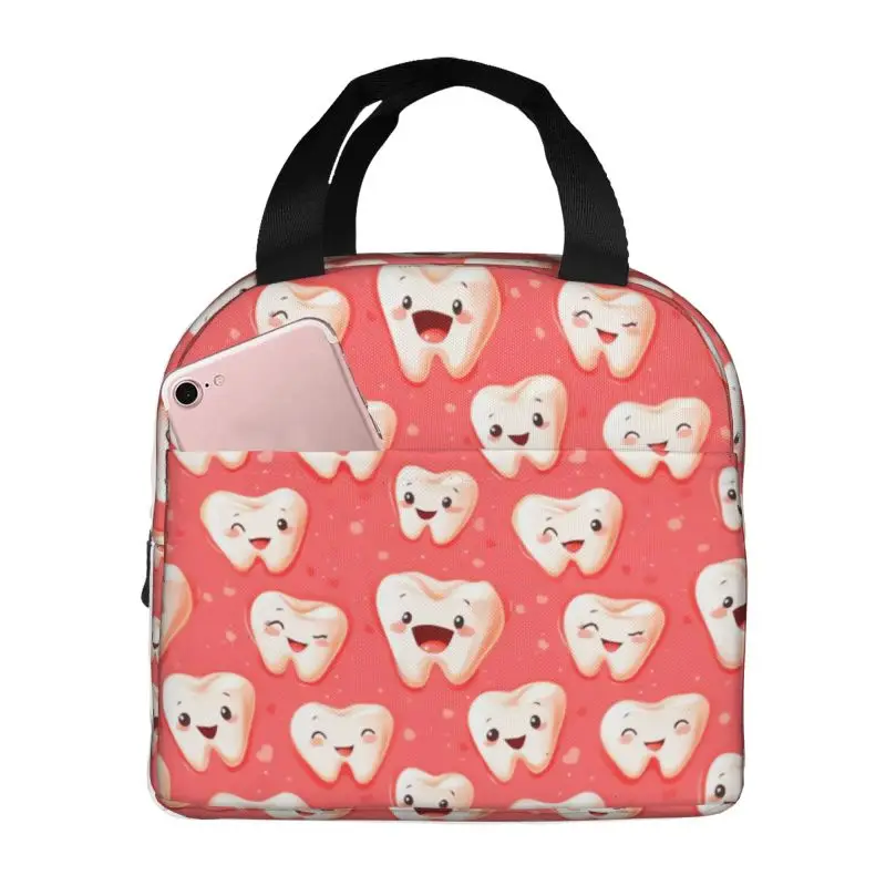 Custom Teeth Dentist Dental Thermal Insulated Lunch Bag Women Lunch Container for School Office Outdoor Storage Food Bento Box
Custom Teeth Dentist Dental Thermal Insulated Lunch Bag Women Lunch Container for School Office Outdoor Storage Food Bento Box